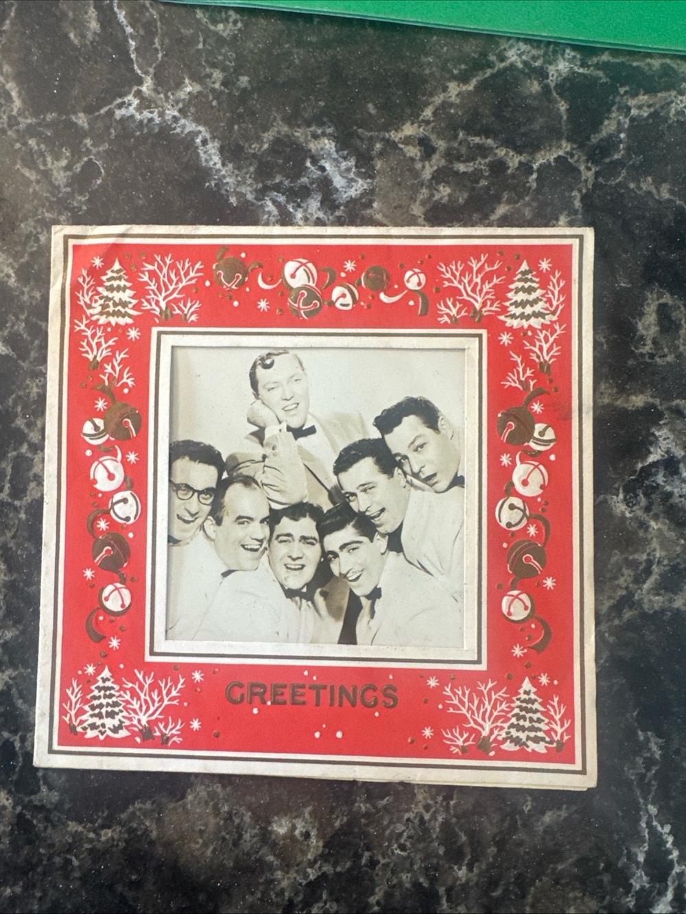 Vintage Bill Haley The Comets  1956 Christmas Card Greetings Signed renaissance
